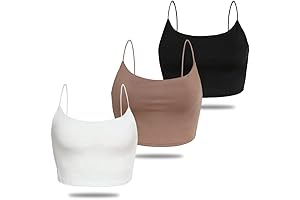 Amilia Women's Basic Solid Cami for Endless Summer Styles