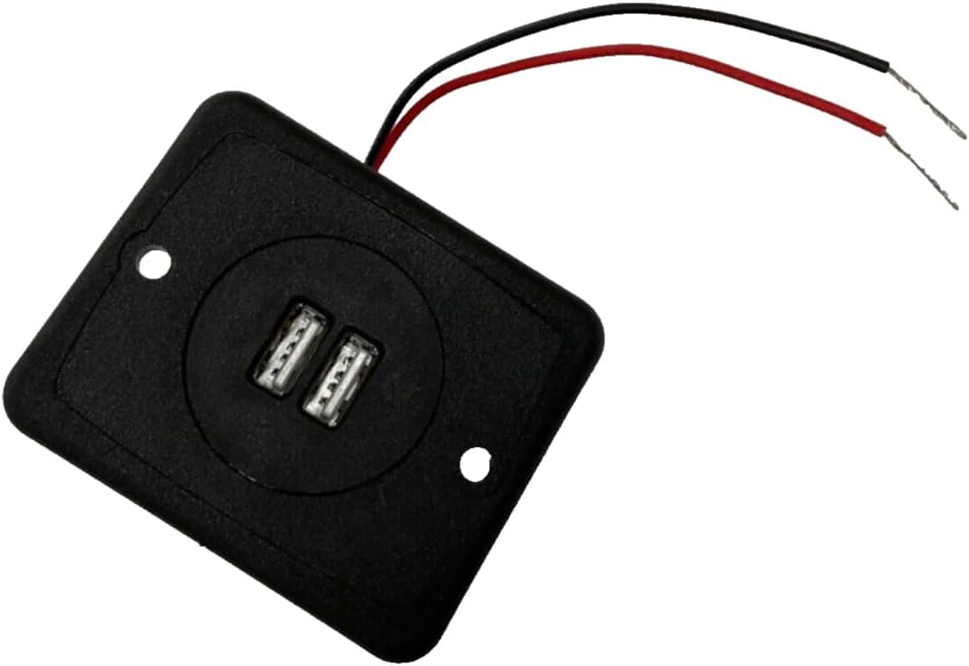 MUSM 12V Dual USB 4.2A Per 2.1A Per Charger RV-Boat-Car-Golf Cart-ATV