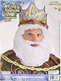 Forum Novelties Men's King Neptune Wig, White, One Size
