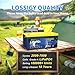 LOSSIGY 36V 100Ah LiFePO4 Lithium Battery, Built in 200A Bluetooth BMS Peak Current 1000A, 10 Yrs Lifespan, Perfect for 36 Volt Golf Cart, Trolling Motor, Marine