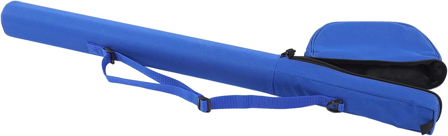 plplaaoo Fishing Rod Bag Fishing Pole Case Canvas Rod Case Triangular PVC Rod Tube Lightweight Strong Pressure Resistance Portable Fishing Rod Storage for Fly Fishing Rocky Fishing