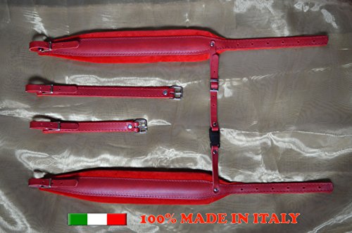 Gurte für Akkordeon Akkordeonriemen 8 CM DELUXE 100% italienische Produktion