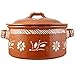 Vintage Portuguese Traditional Clay Terracotta Casserole With Lid Made In Portugal Cazuela (N.2 8