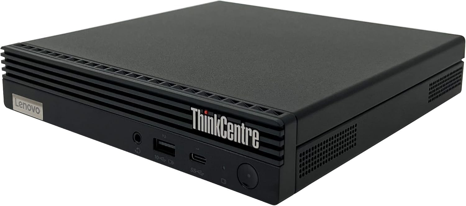 Lenovo ThinkCentre M70q Mini Desktop Computer Tiny PC, Intel Core i5-10400T, 32GB RAM, 1TB SSD, Keyboard & Mouse, HDMI, DisplayPort, Windows 11 Pro (Renewed)