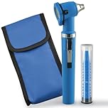 Gima 31521 Otoscopio a Fibre Ottiche, Blu