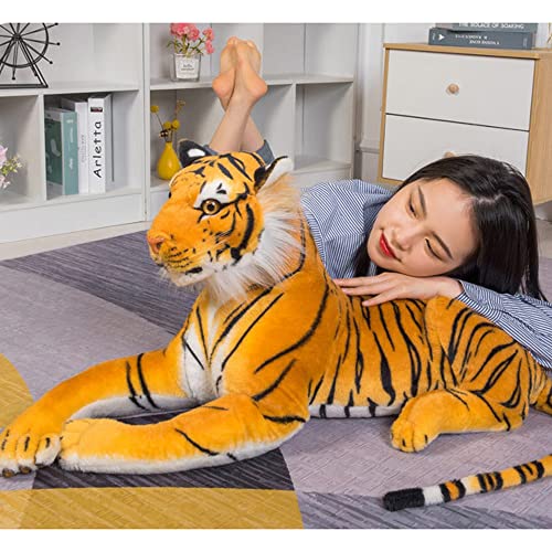 Hcsxmy Realistic Soft Stuffed Animals Plush Toy Tiger For Kids Gifts (Tail Measurement Not Included) (17.5Inch/45Cm) #TOP5