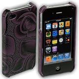 Marke ABZ-S® ABZ-S Rückschale für iPhone 4S, iPhone 4 - dunkelviolett mit Muster