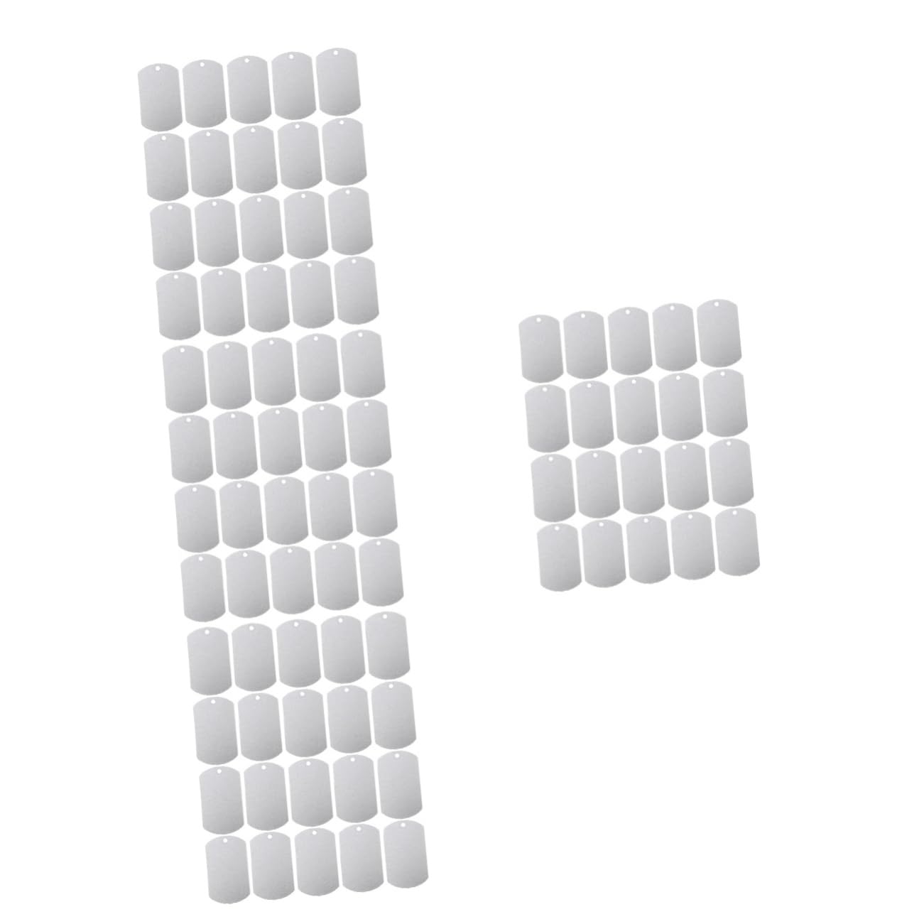 Kisangel 4 Set Medagliette Per Animali Domestici Targhette Id Per Conigli E Pet Leggere E Resistente Facili Da Indossare Personalizzabili Per Animali Smarriti 20 Pezzi*4