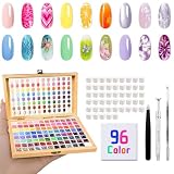 GZIXBDA 96 Shades Mini Patting Gel Polish Palette