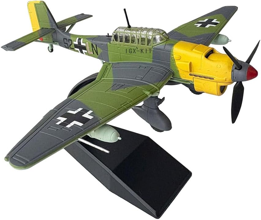 1/72 Scale WWII German Junkers Stuka JU-87B JU87 DIv Bomber Metal Military Model Diecast Plane Aircraft Model Gift Ornament Collection
