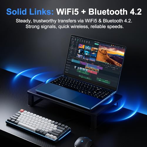 Image of Gaming Laptop, Window 11 Pro Laptop Computer,16 Inch Lap Top,16GB RAM 512GB SSD PC 2026, N150 Processor (4C /4T,Up to 3.6GHz),Office 365,WiFi 5,BT4.2,FHD 1920x1200(16:10),Backlit Keyboard,Blue
