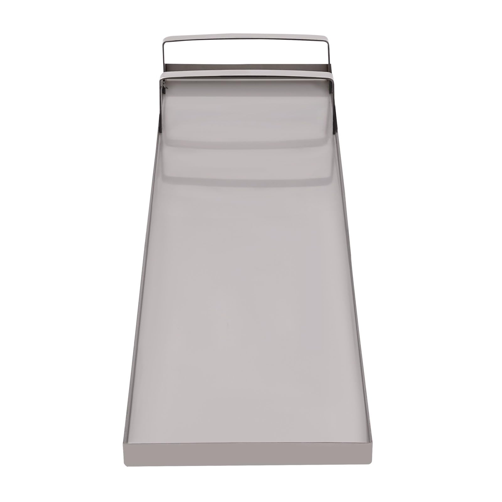 Rodillera de acero inoxidable para trabajos de hormigón, jardinería, capacidad de carga de 50 kg por pieza, incluye soporte para el dedo del pie, superficie antideslizante, fácil de limpiar