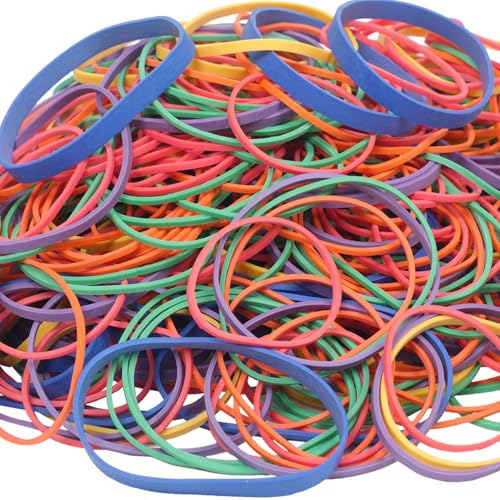Rubber Bands assorted size multicolor 0.6 lb/272g rubber bands fo...