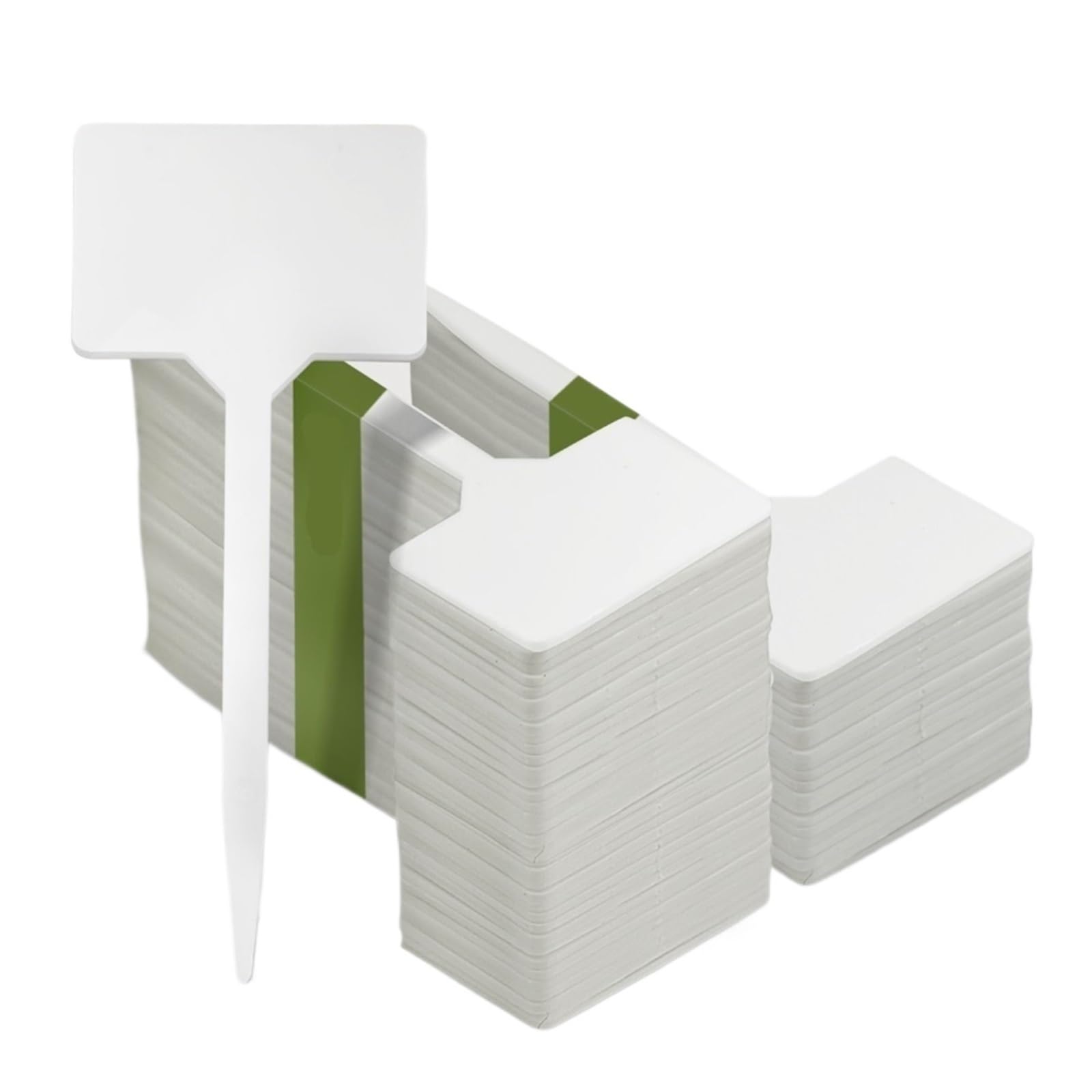 Etichette Per Piante Etichette for piante a forma di T bianche da 13,5 cm, spesse e flessibili, marcatori for vasi, impermeabili, superficie scrivibile(300pcs)