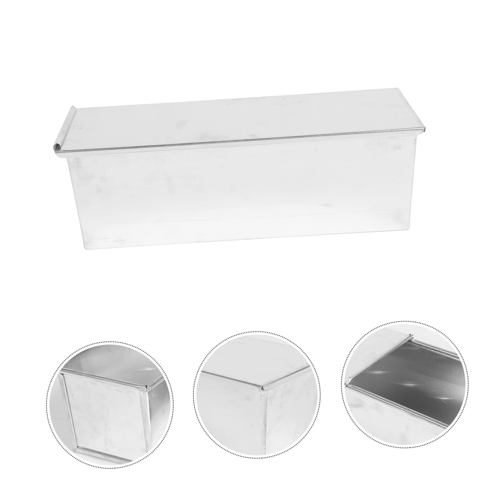 Molde Fácil de Limpiar, Adecuado para Hornear Pan y Pasteles con Tapa de Aleación de Aluminio Antiadherente para Tostadas en Casa o Restaurante