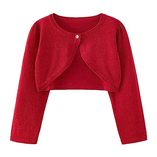 Kids Girls' Coat Spring/Summer Solid Color Single Button Cardigan Party Birthday School Toddler T Shirt Pack