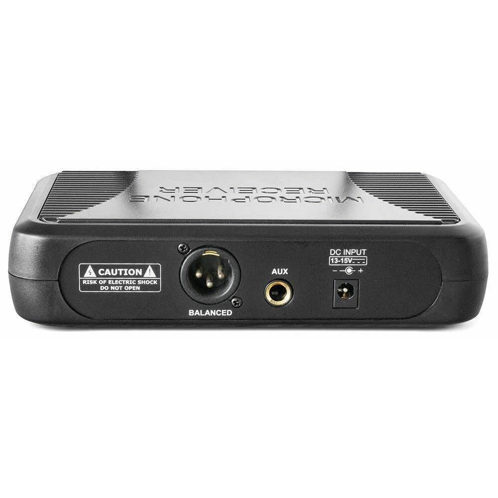 Vonyx STWM712 Sistema de Micrófono Inalámbrico Dual VHF con Antena Diversity, Incluye 2 Micrófonos de Mano, Ideal para Escenarios, Conferencias, Presentaciones, Microfono Reuniones, Micros para Cantar