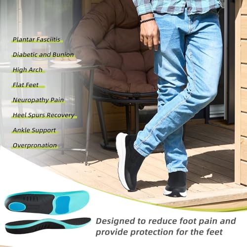 OrthoComfoot Men's Orthopedic Slip On Loafers: Comfortable Casual Arch Support Plantar Fasciitis Walking Shoes, Standing Work Orthotic Thick Sole Shoes for Foot and Heel Pain Relief4