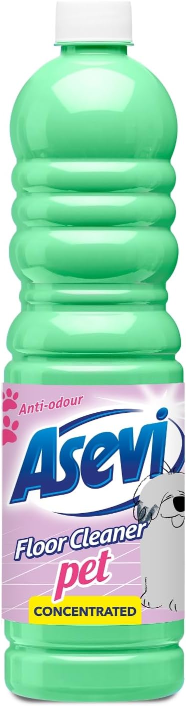 Asevi Cleaning Liquid – Strong Formula for Floors, Tiles, Surfaces and Household Protection – 1L Bottle (Pet)