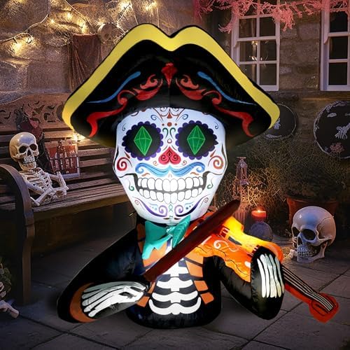 Amazon.com: TURNMEON Halloween Decorations Outdoor 5 FT Halloween Day ...