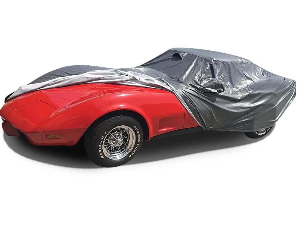 CarsCover Custom Fits for Chevy C3 1968-1982 Corvette Car Cover Ironshield Leatherette All Weatherproof — view 4