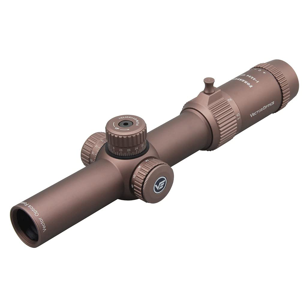 Vector Optics Forester 1-5x24mm Genii, 1/2 MOA, 30 mm Tube, Red