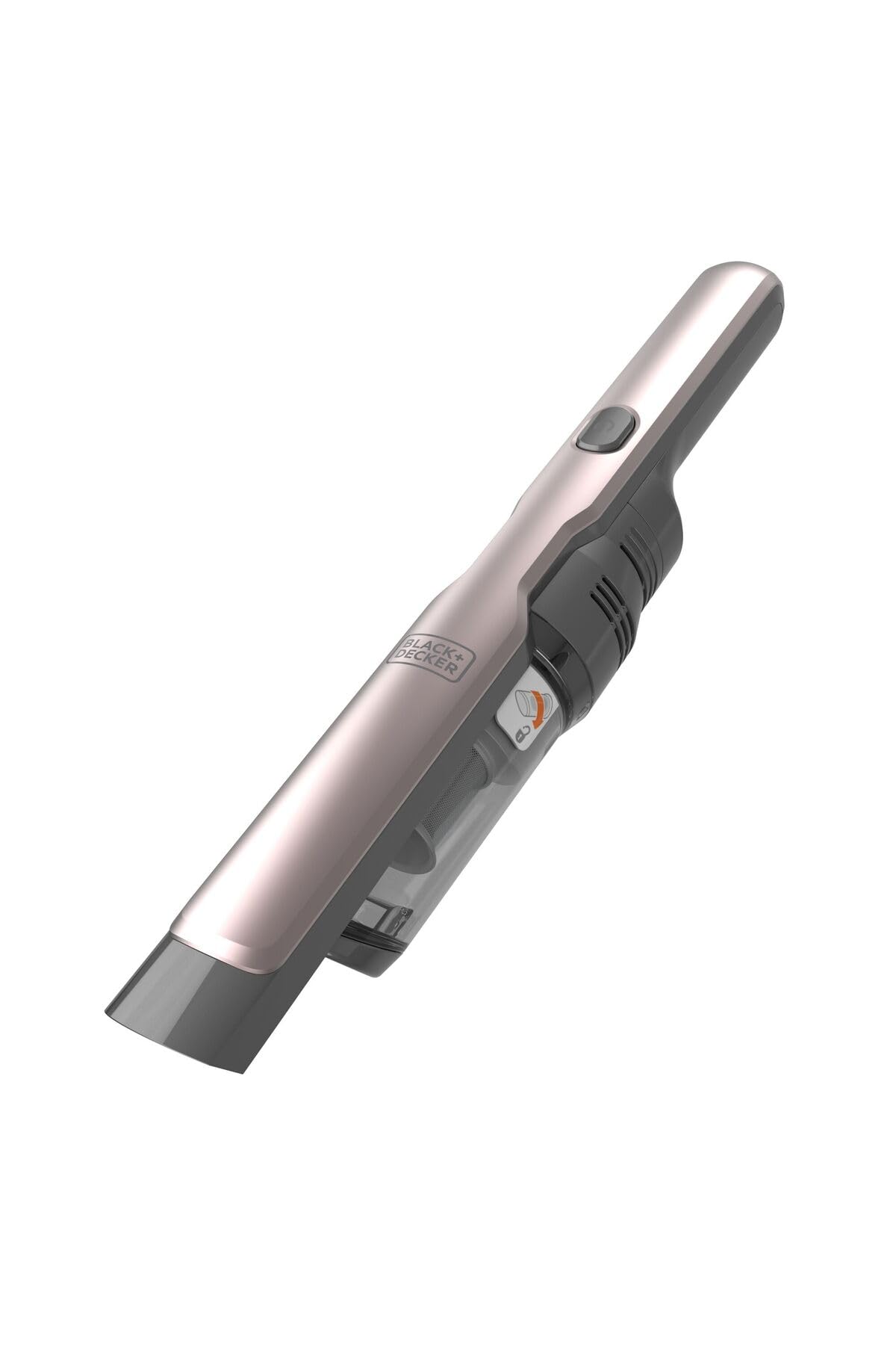 BLACK+DECKER, Aspirabriciole senza Fili Portatile con Motore Digitale Super compatto e leggero,Capacità 120 ml, Bocchetta a lancia e spazzolina,Batteria rimovibile, rose gold,12 V, 24Wh. DVC320BRG-QW