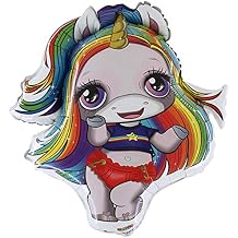 Toyland 27 Inch Poopsie Slime Surprise Rainbow Brightstar Girl Foil Balloon - Party Decorations
