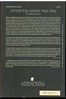 Letters for Origin 1956 1557781117 Book Cover