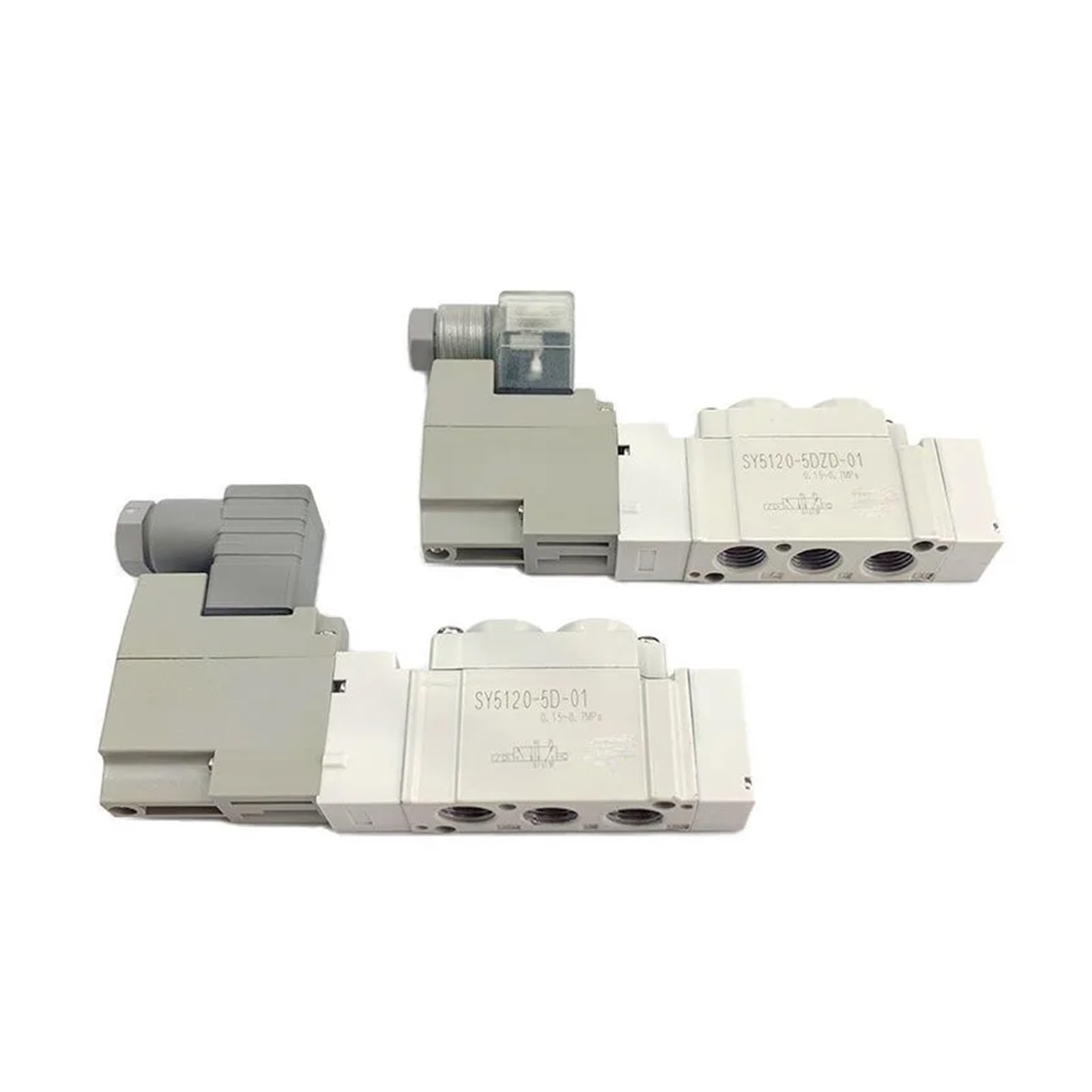 HEXEH Electroválvula neumática eléctrica SY5220 01 Electroválvula de 2 Posiciones Electroválvula electromagnética Doble(SY5220-4HD-01)