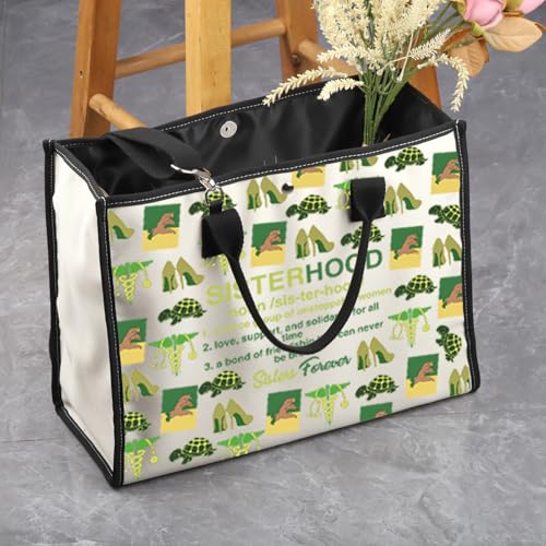 VAMSII Chi Eta Nursing Sorority belongings Gift Nurses Green and Yellow Crossbody Bag Sorority gift4