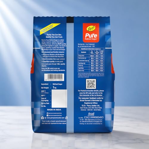 Image of Parry's Pure Refined Sugar, 1000 g