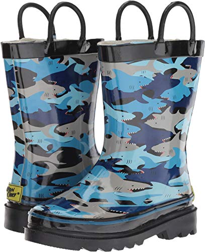 Image of Western Chief Kids Ladybug Rain Boot(Toddler /Little Kid /Big Kid) | Built for outdoor play, pull-on loops for self-dressing, comfort EVA insole, rubber traction outsole, toddler to big kid size