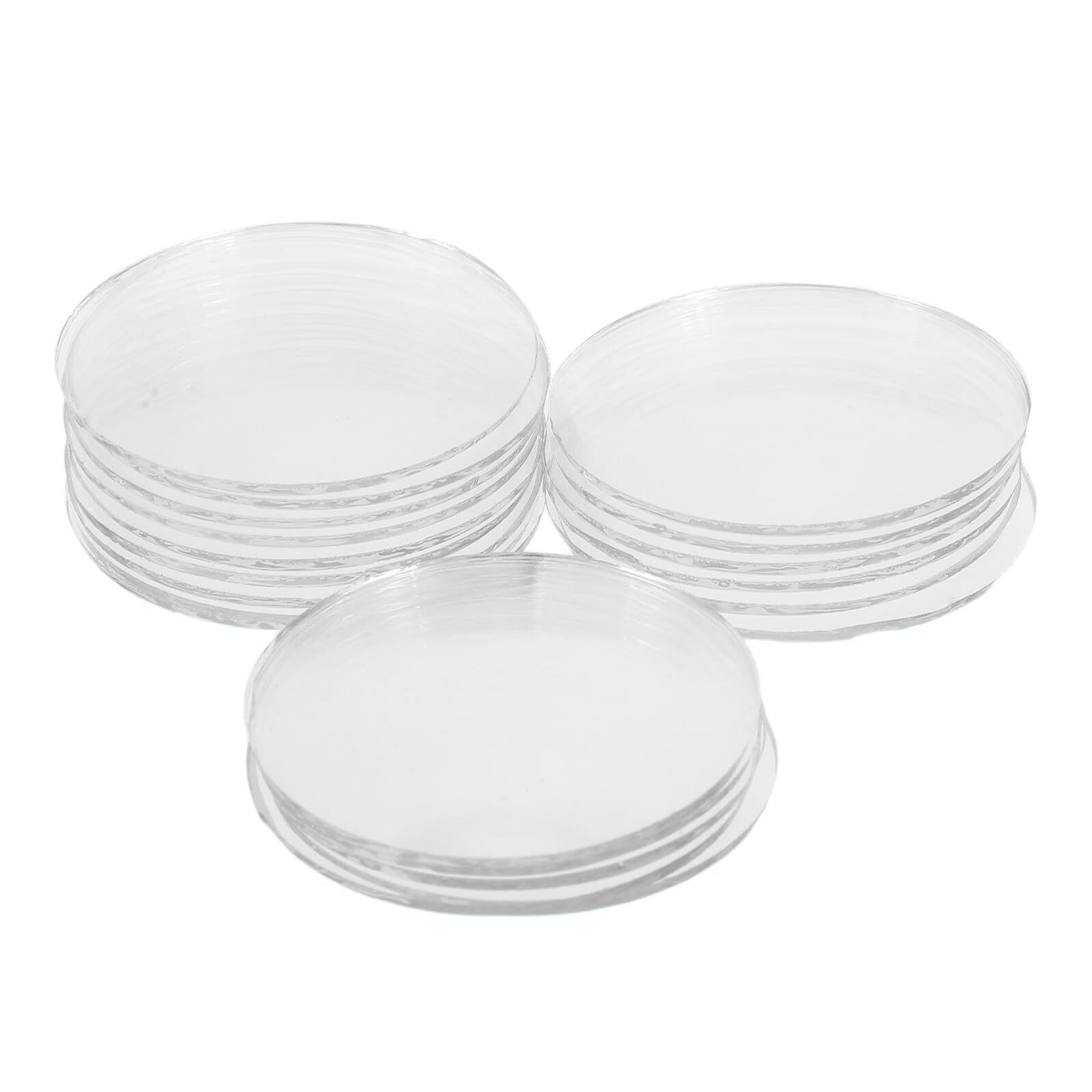 TOPPERFUN 20pcs Mr16 Gu10 Spotlight Glass Dome Cover Lens, Decorative Glass Shade High Brightness and Easy Installation for Outdoor Landscape Lighting