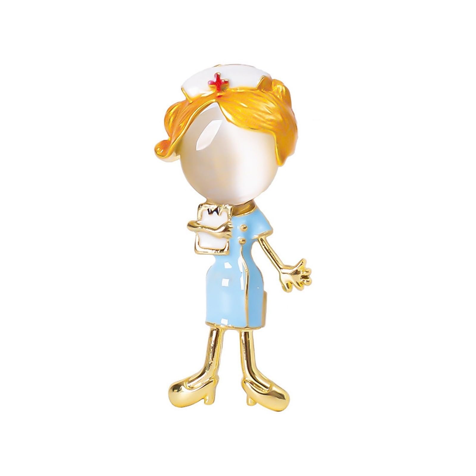Spilla bella ragazza medico ospedale stetoscopio distintivo distintivo spilla spilla gioielli accessori spille 6