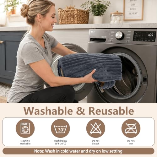 Sparaiz Sofa Covers Washable for Plush Pet Sofa Mat w/Pillow Dark Grey 82" — view 5