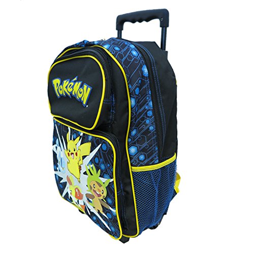 Grande trolley nero ha Zaino Pokemon 40 cm x 30 cm...
