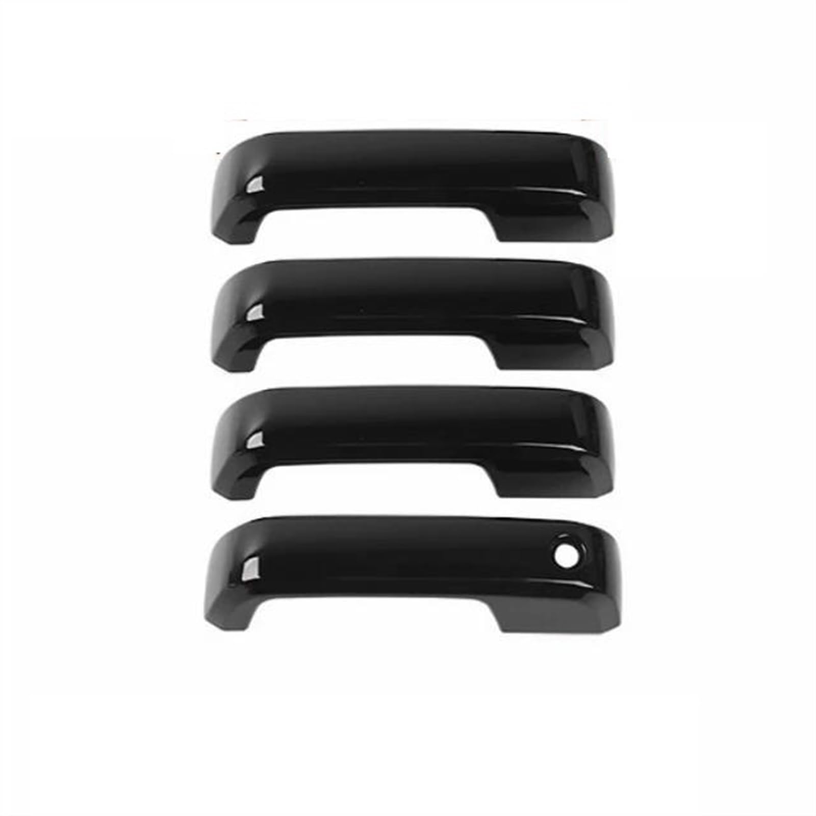SLIMES Car Exterior Door Handle Grab Bowl Cover Trim Styling Auto Moldings ABS Accessories for Ford F150 2015-2020 Protection(B Black)