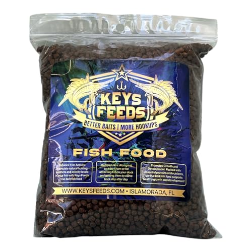 Keys Feeds Live Bait Fish Food (Starter Scoop Reclosable Bag)