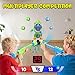 EagleStone Moving Dinosaur Shooting Toys for Kids 5-7, Electronic T-Rex Shoot Target Game with Mist Spray, LED Score, Roar & Light, 3-Pair Dino Target, Birthday Gifts for 5 6 7 8 9 Year Old Boys Girls