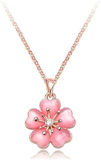 [IUHA] 季节花 樱花项链 樱花 迷你尺寸