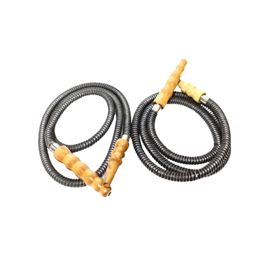 METIER® Hookah Hose Pipe 1.5 Meter Set Of 2 Pcs (Black)