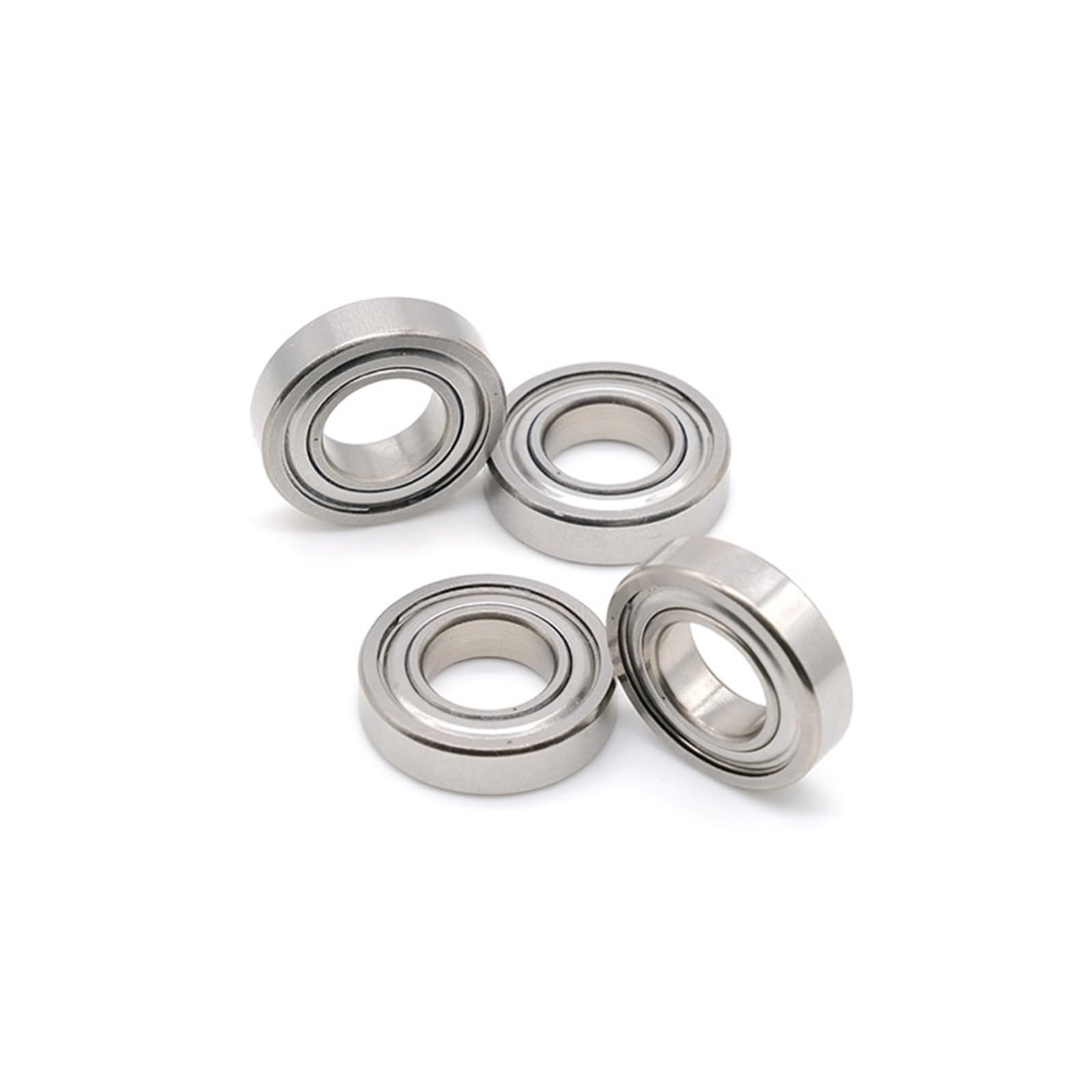 10 Uds 6800ZZ 10x19x5mm rodamiento blindado de Metal de pared delgada rodamientos de bolas sellados de goma