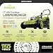 Sun Joe 24V-X2-17LM 48-Volt 17-Inch Mulching Walk-Behind Lawn Mower w/Grass Catcher, Kit...