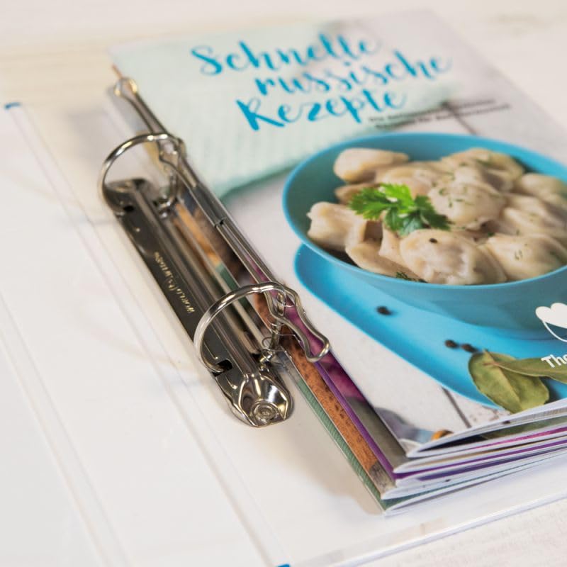 ThermoTasty Russisches Bündelset: 5 Kochbücher mit 100 original russischen Rezepten, russische Gerichte für den Thermomix® inkl. Schritt-für-Schritt Videoanleitungen & Sammelordner gratis