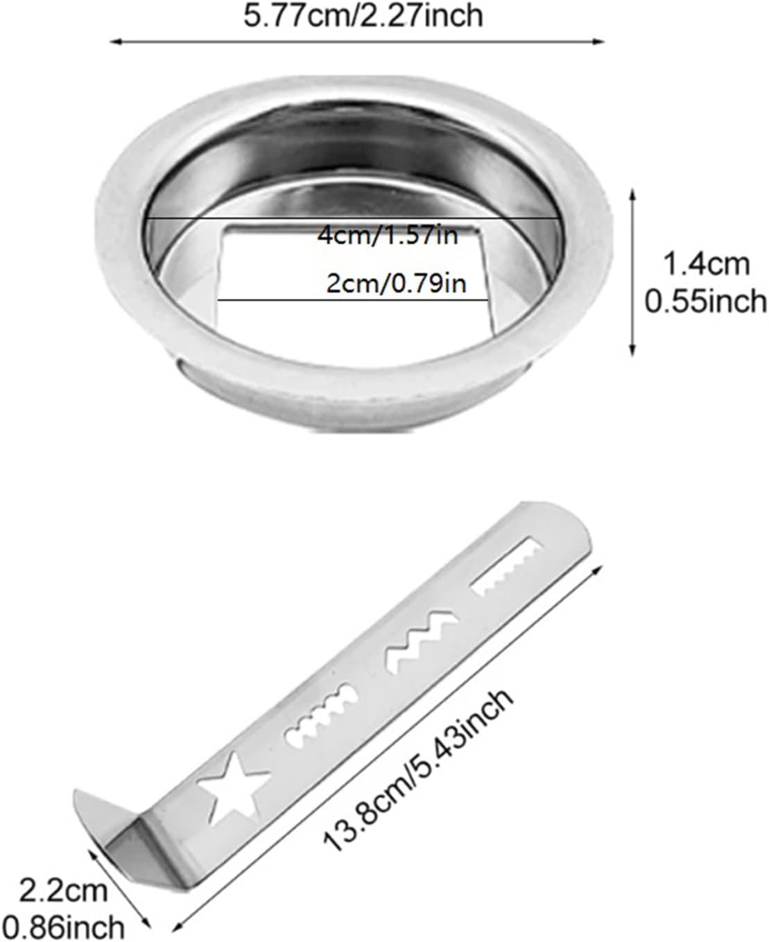Cookie Maker and Pastry Attachment - Meat Grinder, Stainless Steel Biscuit Mold for Cookies
