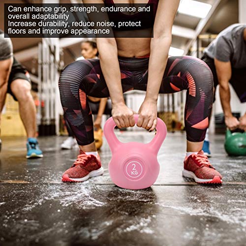 2KG Kettlebell Armlifting Training Fitness Kettlebell Gewicht mit extra großem Griff zum Hocken