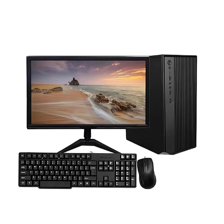 Assembled Personal Computer Desktop (Core Processor, 8GB RAM, 128GB SSD, Windows 11 Pro) (Windows 10 Pro) (i5, 4, GB, 128, GB) with Gaming Mouse pad