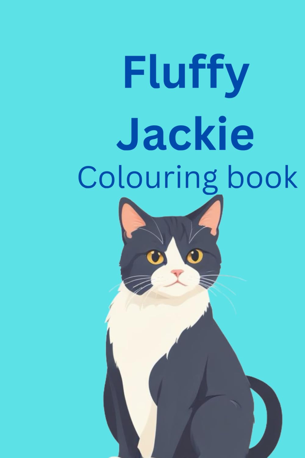Fluffy Jackie: Colouring book