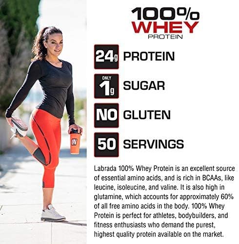 Labrada Nutrition 100% Whey Protein Chocolate 4.13 Pound